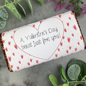 Valentine's Day Hearts Chocolate Bar-The Persnickety Co