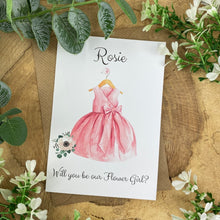 Load image into Gallery viewer, Will You Be Our Flower Girl Wedding Card-5-The Persnickety Co
