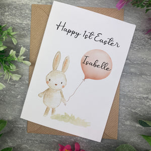 Personalised Happy 1st Easter Card