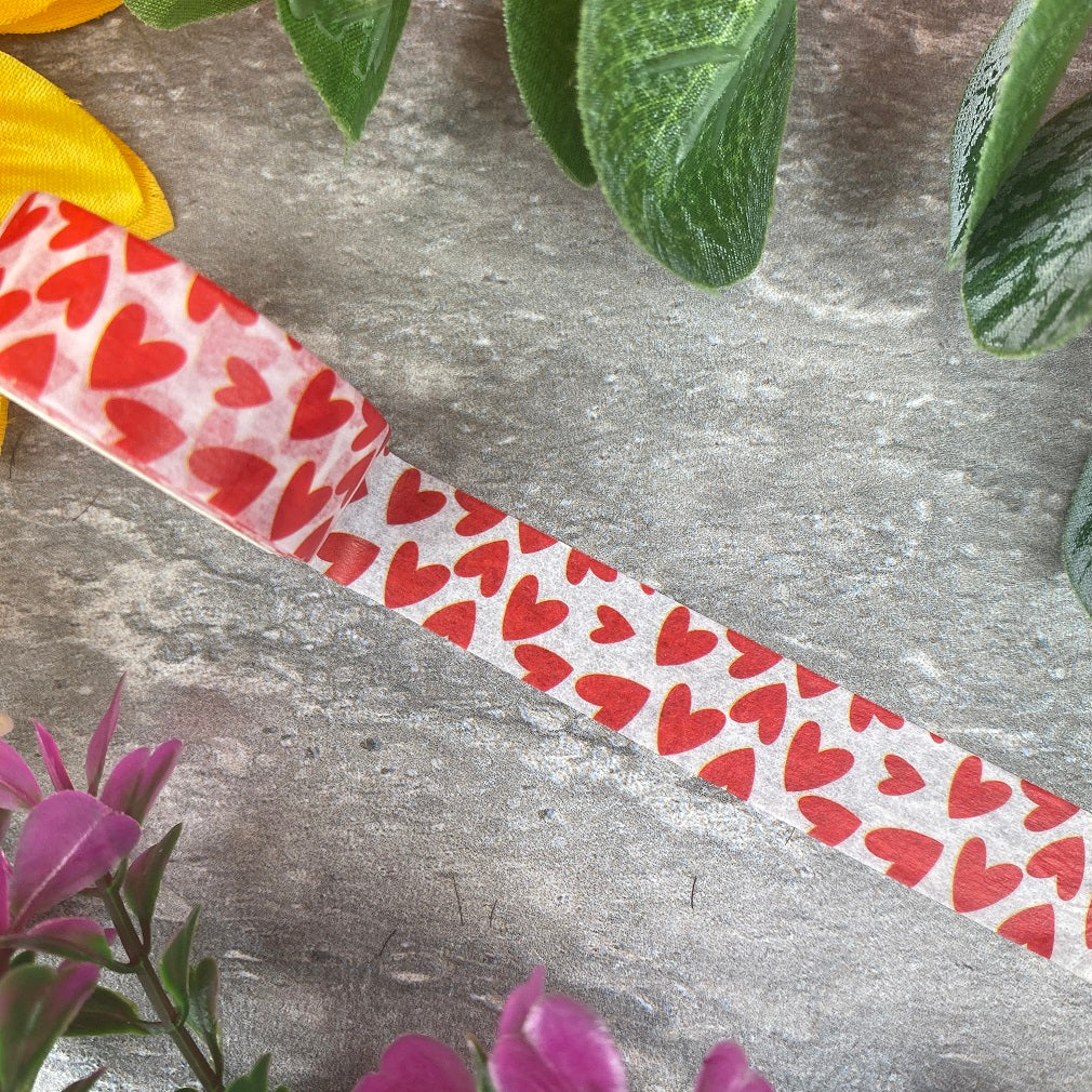 Red Heart Washi Tape-The Persnickety Co