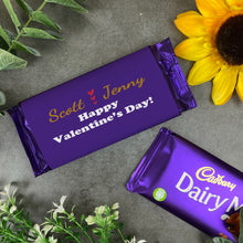 Load image into Gallery viewer, Personalised Valentine&#39;s Chocolate Bar-The Persnickety Co
