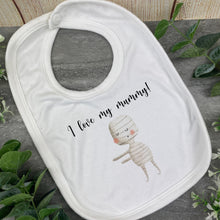 Load image into Gallery viewer, I Love My Mummy - Halloween Baby Bib
