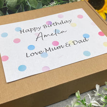 Load image into Gallery viewer, Happy Birthday Personalised Sweet Box-4-The Persnickety Co
