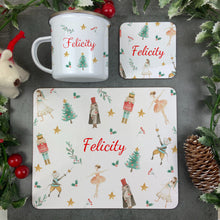 Load image into Gallery viewer, Nutcracker Enamel Mug, Placemat and Coaster-The Persnickety Co
