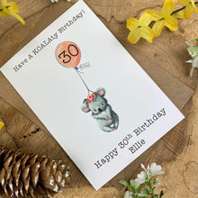 Load image into Gallery viewer, KOALAty Birthday - Personalised Card-7-The Persnickety Co
