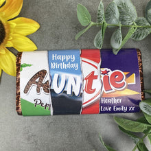 Load image into Gallery viewer, Auntie Happy Birthday Chocolate Bar-The Persnickety Co
