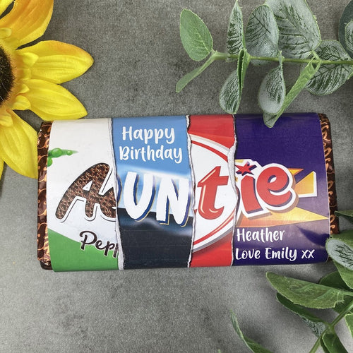 Auntie Happy Birthday Chocolate Bar-The Persnickety Co