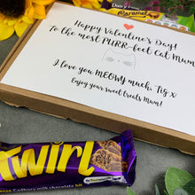 Load image into Gallery viewer, Personalised Cat Mum Valentines Day Chocolate Box

