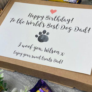 Happy Birthday Dog Dad / Mum - Personalised Chocolate Box-The Persnickety Co