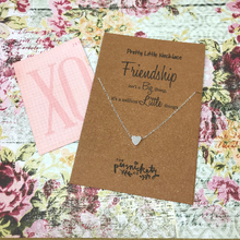 Load image into Gallery viewer, Friendship Isn&#39;t A Big Thing, It&#39;s A Million Little Things Necklace-4-The Persnickety Co
