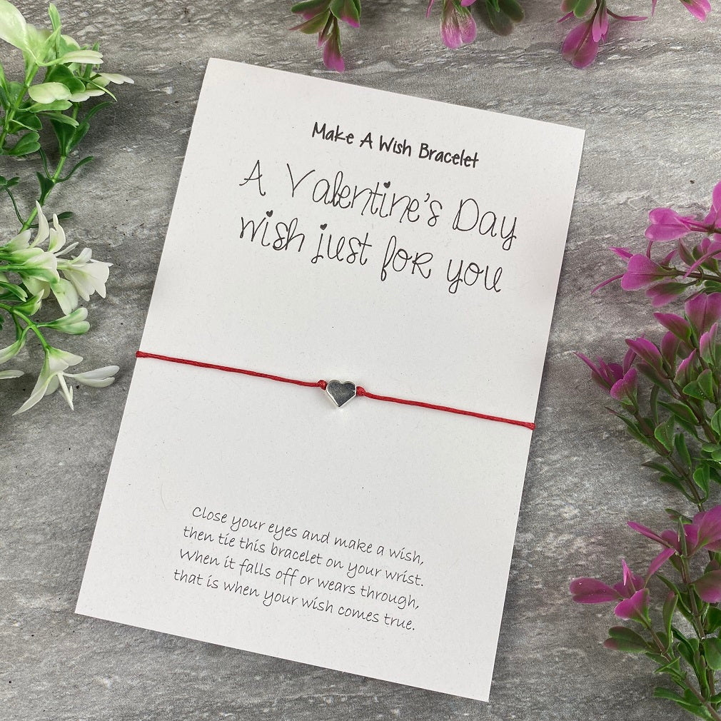 A Valentine's Wish Just For You - Wish Bracelet-The Persnickety Co