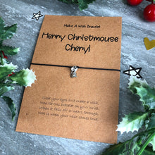 Load image into Gallery viewer, Merry Christmouse Wish Bracelet-5-The Persnickety Co
