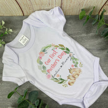 Load image into Gallery viewer, Personalised First Mothers Day Llama Baby Vest and Bib
