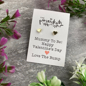 Mummy To Be Happy Valentine's Day Earrings-6-The Persnickety Co