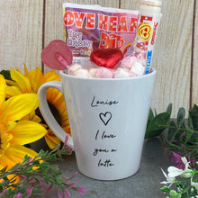 Load image into Gallery viewer, Personalised I Love You A Latte Mug
