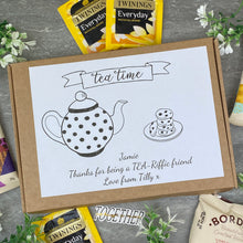Load image into Gallery viewer, Tea-Riffic Friend Personalised Tea and Biscuit Box-7-The Persnickety Co
