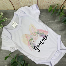 Load image into Gallery viewer, Rainbow Bunny Ears Bib and Vest
