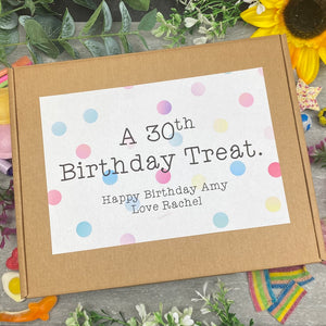 30th Birthday Personalised Sweet Box-The Persnickety Co