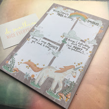 Load image into Gallery viewer, Unicorns and Rainbows A5 Notepad-2-The Persnickety Co
