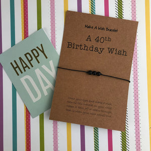 A 40th Birthday Wish - Onyx-2-The Persnickety Co