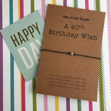 Load image into Gallery viewer, A 40th Birthday Wish - Star-7-The Persnickety Co
