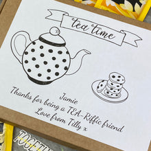 Load image into Gallery viewer, Tea-Riffic Friend Personalised Tea and Biscuit Box-4-The Persnickety Co
