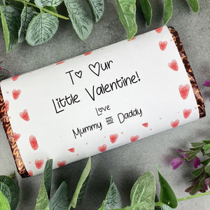 To Our Little Valentine Chocolate Bar