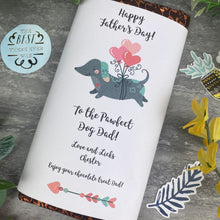 Load image into Gallery viewer, Pawfect Dog Dad Father&#39;s Day Chocolate Bar
