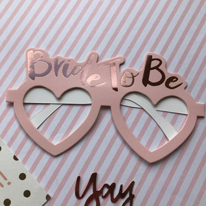 Bride To Be Heart Shaped Glasses-5-The Persnickety Co