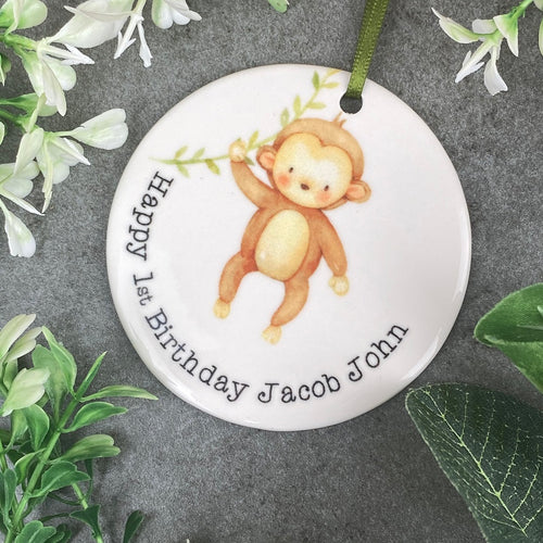 Personalised First Birthday Hanging Decoration-The Persnickety Co