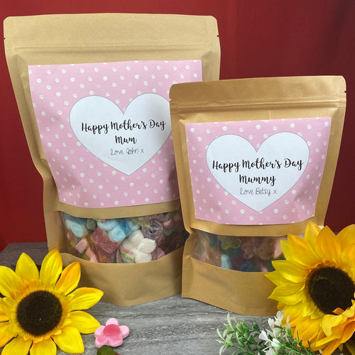 Personalised Mother's Day Sweet Pouches-The Persnickety Co