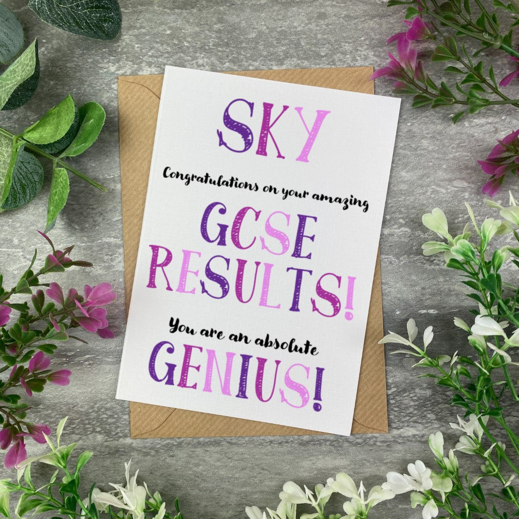 Exam Congratulations Card - GCSE-The Persnickety Co