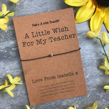 Load image into Gallery viewer, A Little Wish For A Teacher-4-The Persnickety Co
