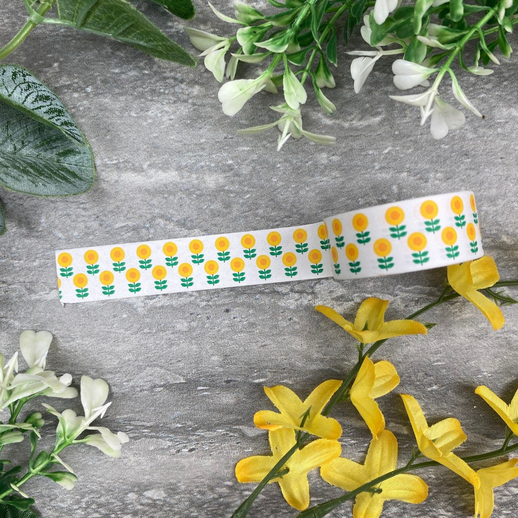 Sunflower Nordic Washi Tape-The Persnickety Co
