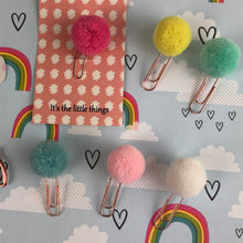 Load image into Gallery viewer, Pom Pom PaperClip-7-The Persnickety Co
