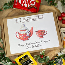 Load image into Gallery viewer, Teacher Christmas Tea &amp; Biscuit Box
