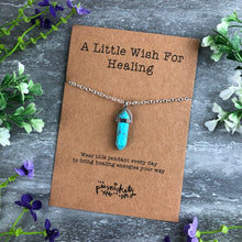 Load image into Gallery viewer, Crystal Necklace - A Little Wish For Healing-8-The Persnickety Co
