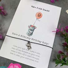 Load image into Gallery viewer, Have A Koalaty Birthday Wish Bracelet-2-The Persnickety Co
