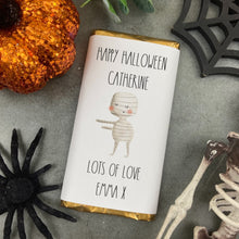 Load image into Gallery viewer, Mummy Happy Halloween - Personalised Chocolate Bar
