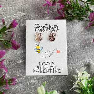 Bee My Valentine Earrings-3-The Persnickety Co