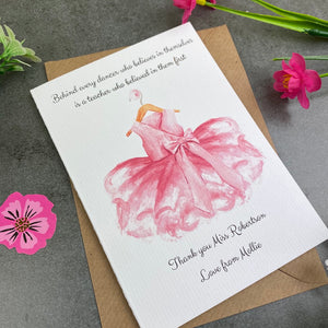 Dance Teacher Thank You Card-2-The Persnickety Co