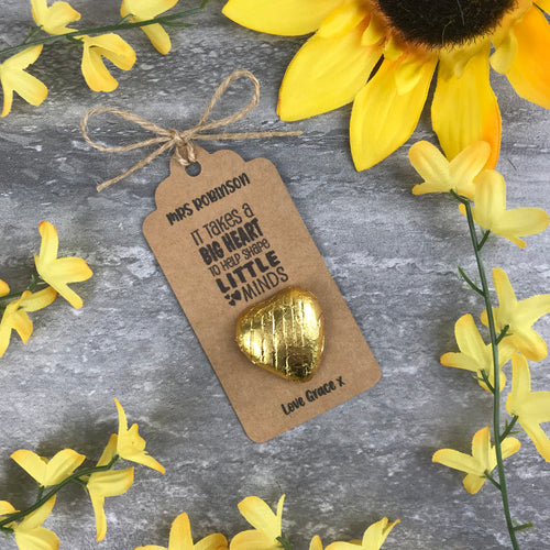 Teacher Heart Chocolate Gift Tag-The Persnickety Co