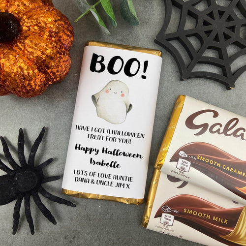 Boo! Have I Got A Halloween Treat For You - Personalised Chocolate Bar-The Persnickety Co
