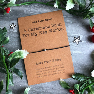 A Christmas Wish For My Key Worker - Wish Bracelet-3-The Persnickety Co