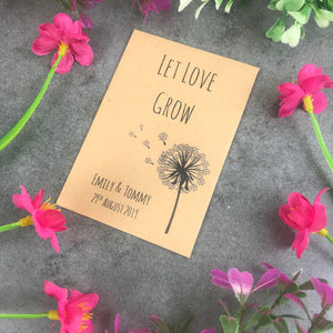 Let Love Grow Wedding Favours - Pack of 12-6-The Persnickety Co