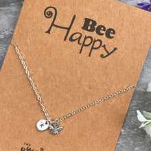 Load image into Gallery viewer, Bee Happy Necklace-10-The Persnickety Co
