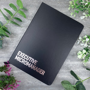 Executive Micromanager Note Book