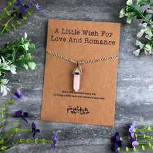 Load image into Gallery viewer, Crystal Necklace - A Little Wish For Love And Romance-4-The Persnickety Co
