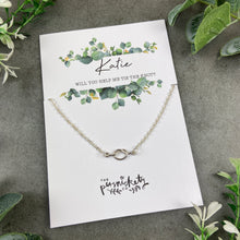 Load image into Gallery viewer, Bridesmaid Proposal Gift - Knot Necklace
