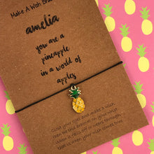 Load image into Gallery viewer, You Are A Pineapple In A Field Of Apples Personalised Bracelet-7-The Persnickety Co
